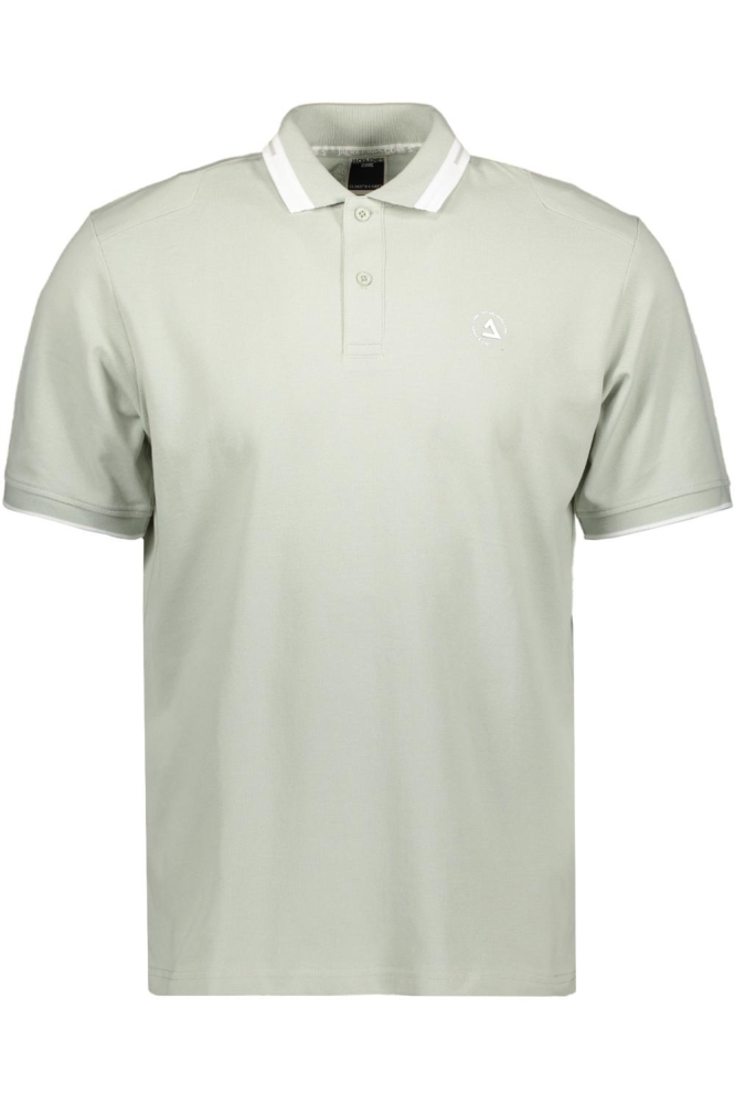 JCOHASS LOGO POLO SS SMU 12279905 AQUA GRAY